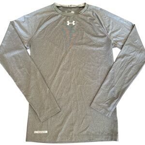 Under Armour Kids Gray Long Sleeve Compression Shirt